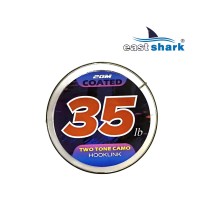 Поводковый мат-ал карповый в оплетке 20 м 35 LBS светлый