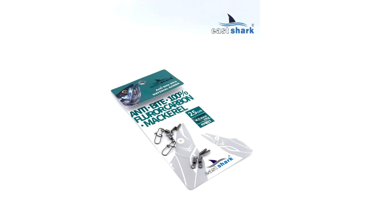 Поводок EastShark флюорокарбоновый 0.4*25см