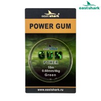 Фидергам POWER GUM green 10 м 0,6 мм