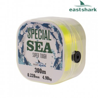 Леска морская EastShark Special SEA 300м 0,25 мм желтая