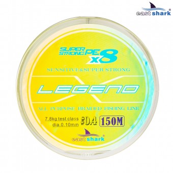 Шнур EastShark Legend X8 150м 0,30мм #4,0 желтый