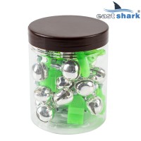 Бубенчики в банке по 10 шт. Серебристый Бубенчики в банке по 10 шт. Серебристый