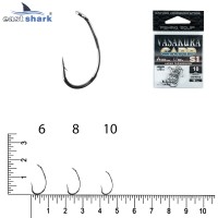 Крючки NEW EastShark Vasakura CARP S1 № 6 (уп/10 шт)