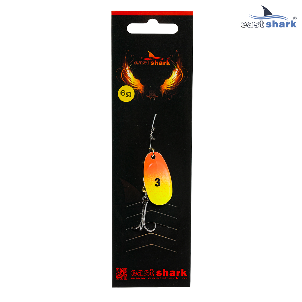 Блесна вращающаяся (уп./5шт.) EastShark Screw размер-3 (6 грамм) col.#735