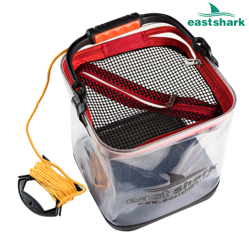 Ведро для замеса прикормки EastShark прозрачное D 24