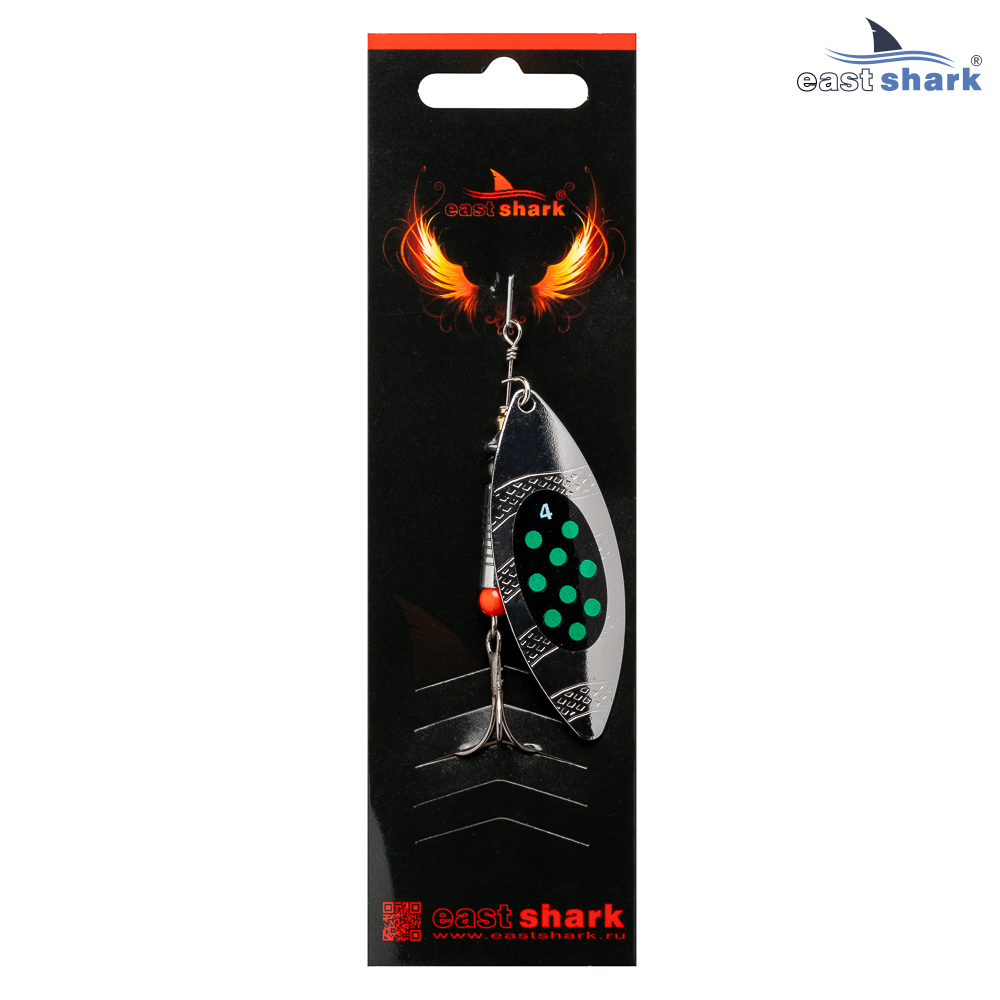 Блесна вращающаяся (уп./5шт.) EastShark Longer размер-4 col.#602