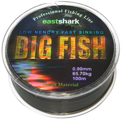 Леска BIG Fish 0,6 100 м чёрная (37,4 кг)