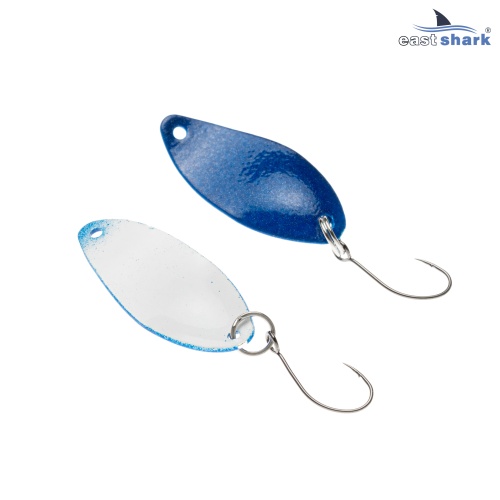 Блесна колеблющаяся EastShark Fine Bite 1,6 г Blue (уп. 3 шт) 