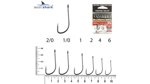 Крючки NEW EastShark Vasakura BAITHOLDER № 10 NI