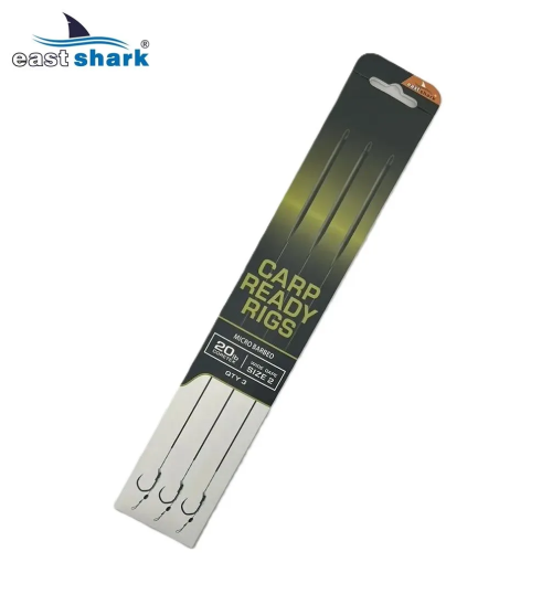 Поводки EastShark уп./3шт. TEFLON V-claw №2