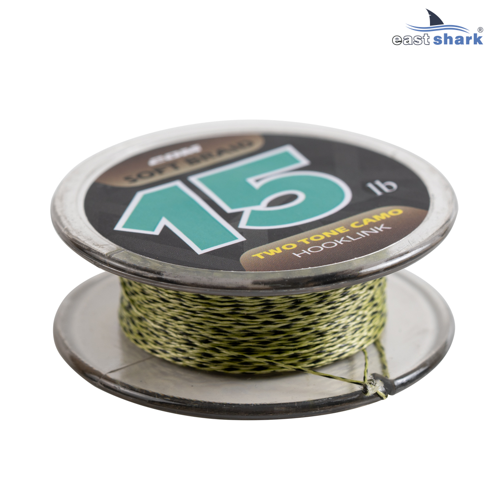 Поводковый материал  мягкий TWO TONE CAMO 15 lb 20 m