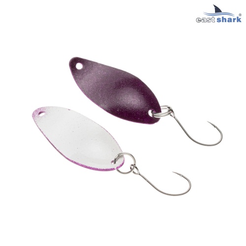 Блесна колеблющаяся EastShark Fine Bite 1,6 г Violet (уп. 3 шт) 