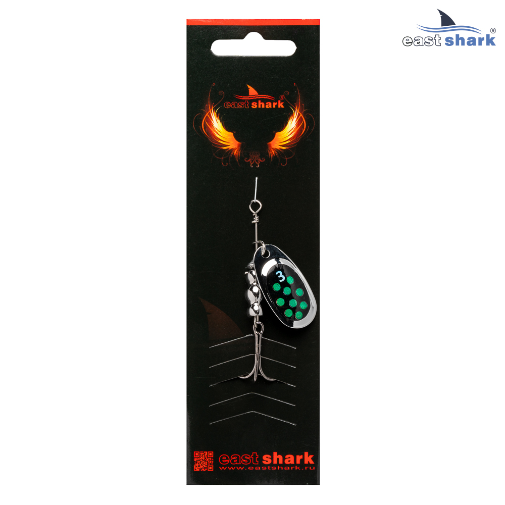 Блесна вращающаяся (уп./5шт.) EastShark Screw размер-3 col.#720