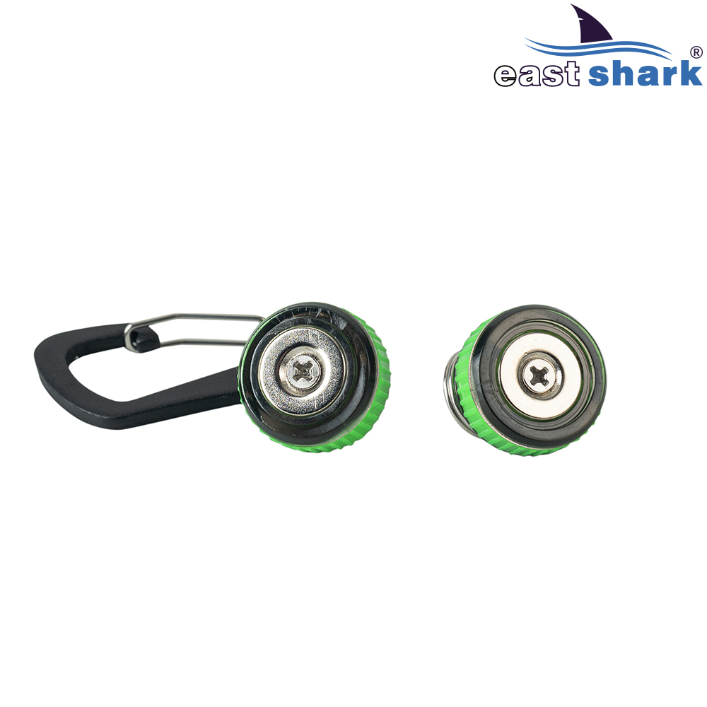 Поясной карабин EastShark (магнитный) MB-CLGK-02 черн./зеленый