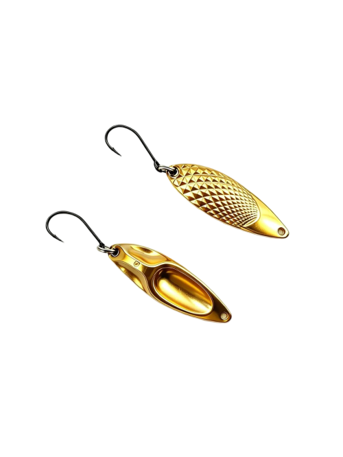 Блесна колеблющаяся EastShark Stream Dancer 2,5 г Gold (уп. 2 шт) 