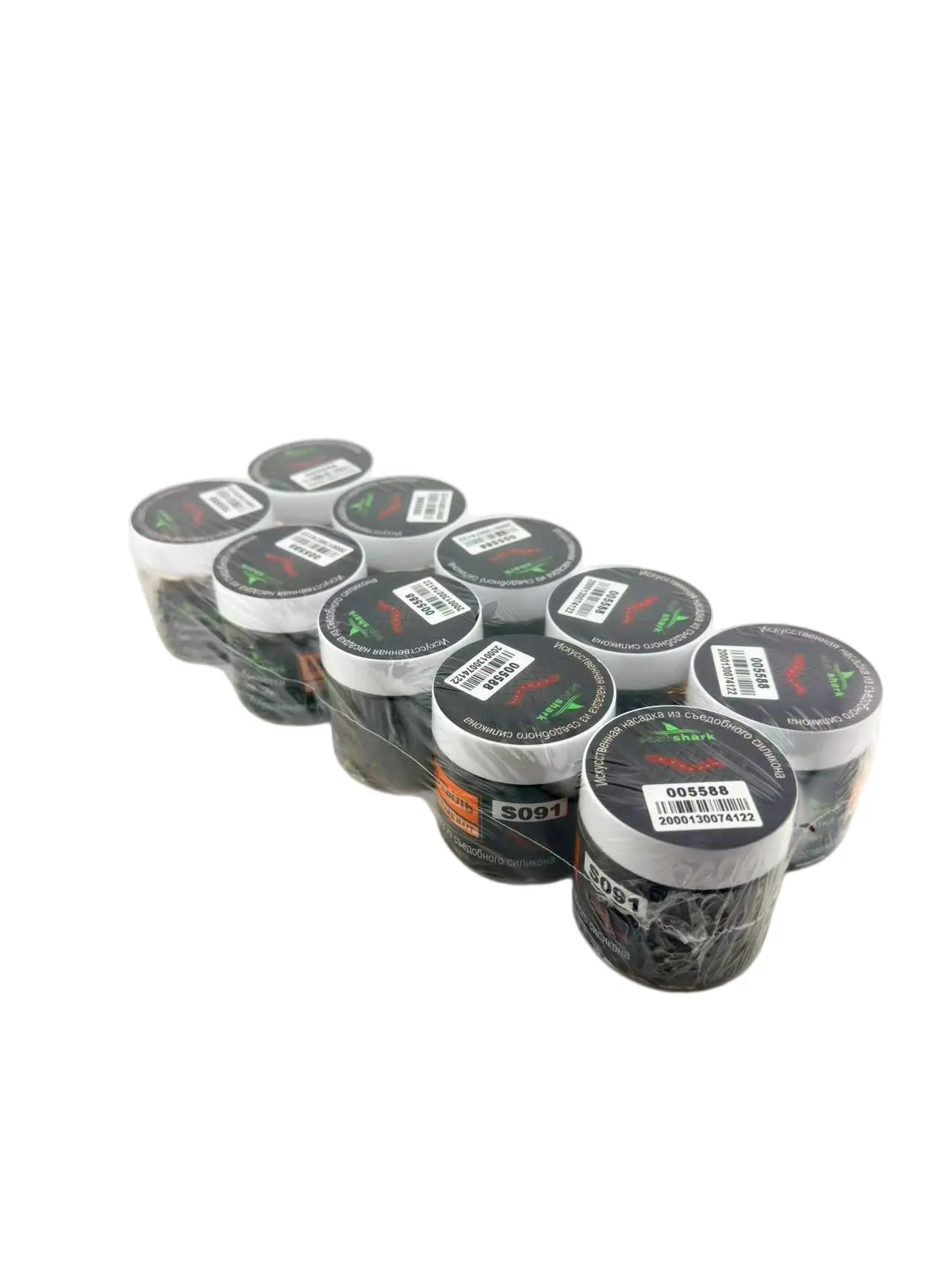 Искусственная насадка EastShark Мотыль 15 мм S091 (уп.10шт)