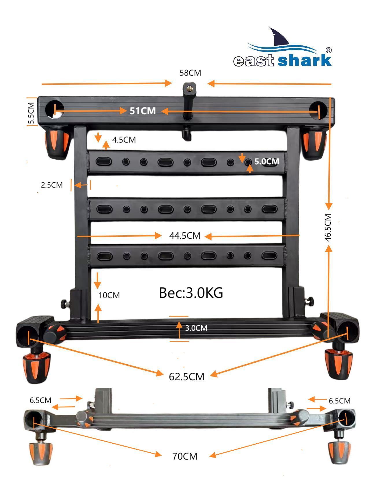 Педана регулируемая EastShark TFA 007