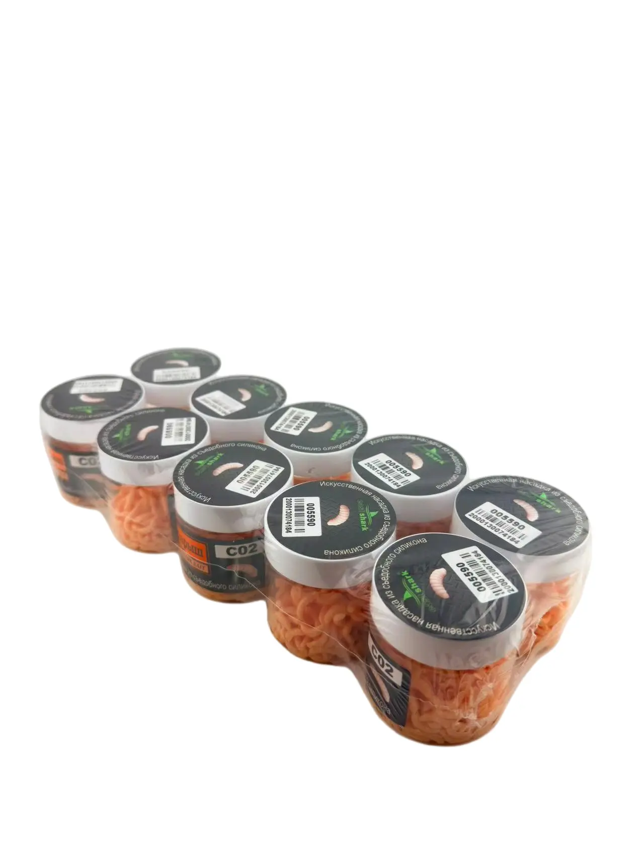 Искусственная насадка EastShark Опарыш 10 мм C02 (уп.10шт)