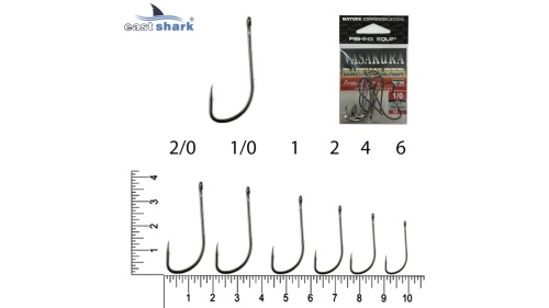 Крючки NEW EastShark Vasakura BAITHOLDER № 10 BL