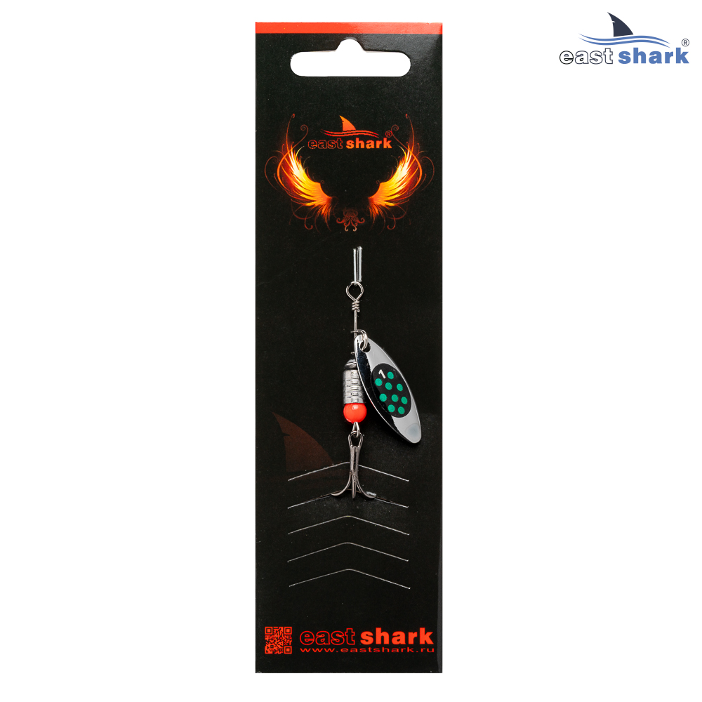 Блесна вращающаяся (уп./5шт.) EastShark Longer размер-1 col.#602