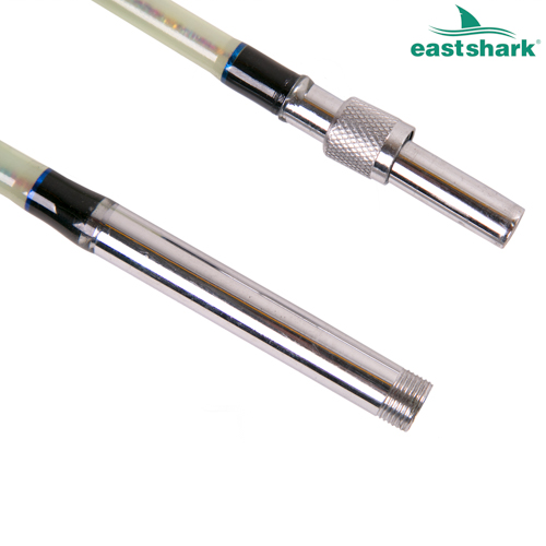 Удилище ES Крокодил прозрачный  с резьбой (100-250гр) 1,65 м