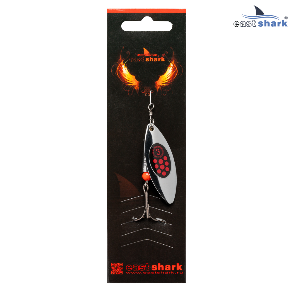 Блесна вращающаяся (уп./5шт.) EastShark Longer размер-3 col.#607