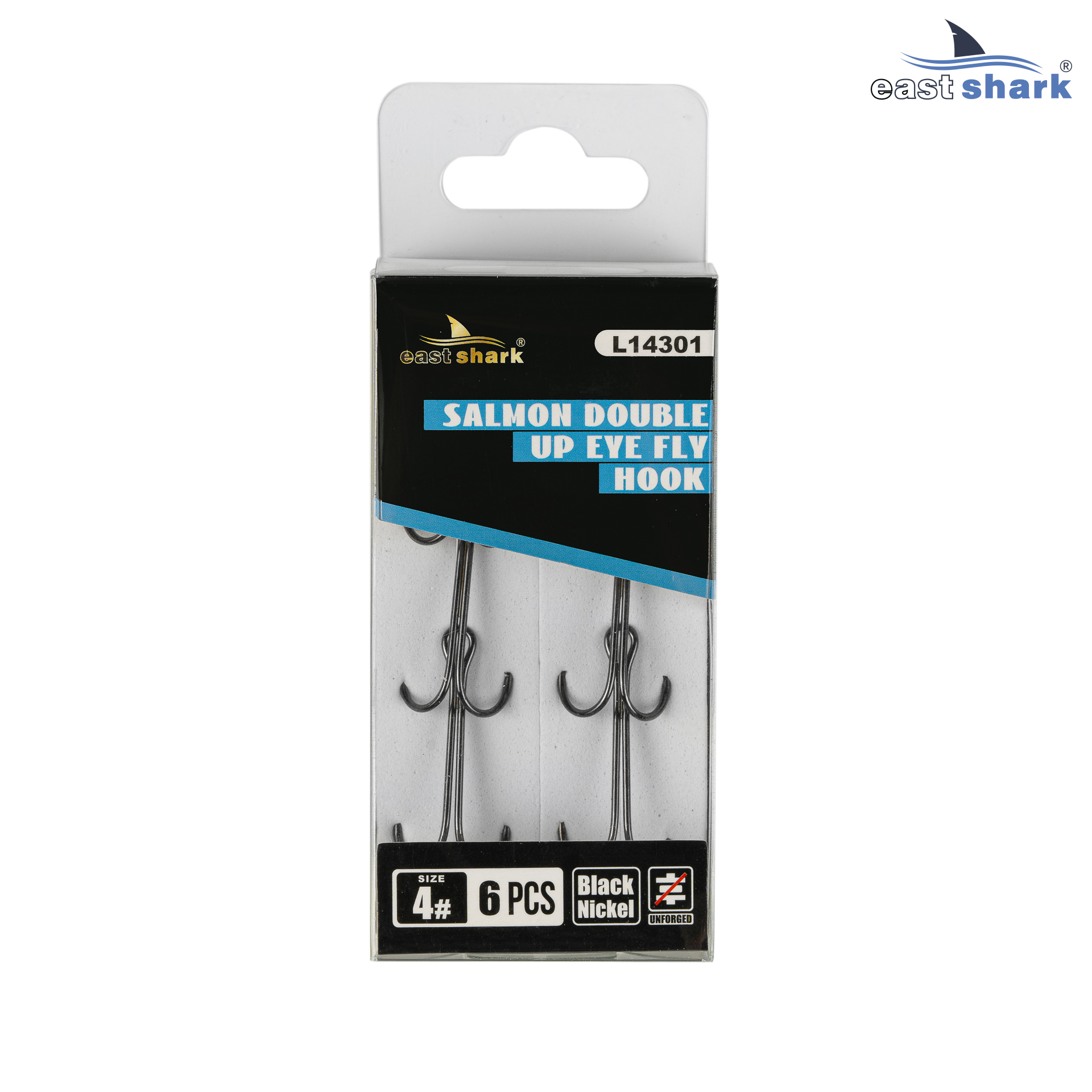 Крючок двойной EastShark Double Hook №4 (уп.6 шт)