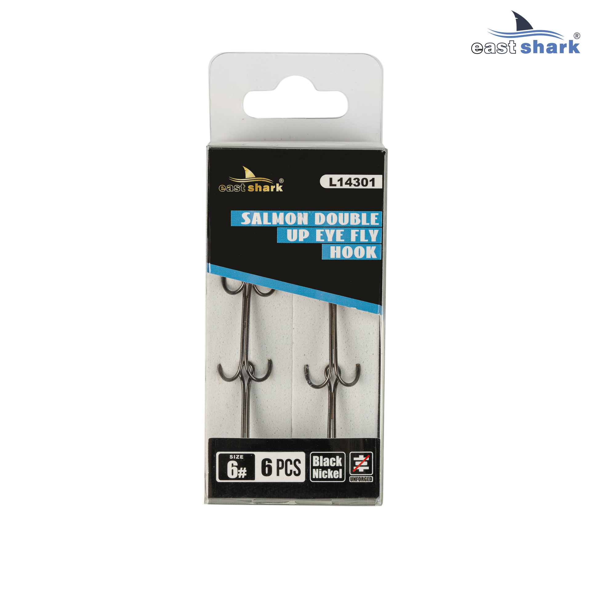 Крючок двойной EastShark Double Hook №6 (уп.6 шт)