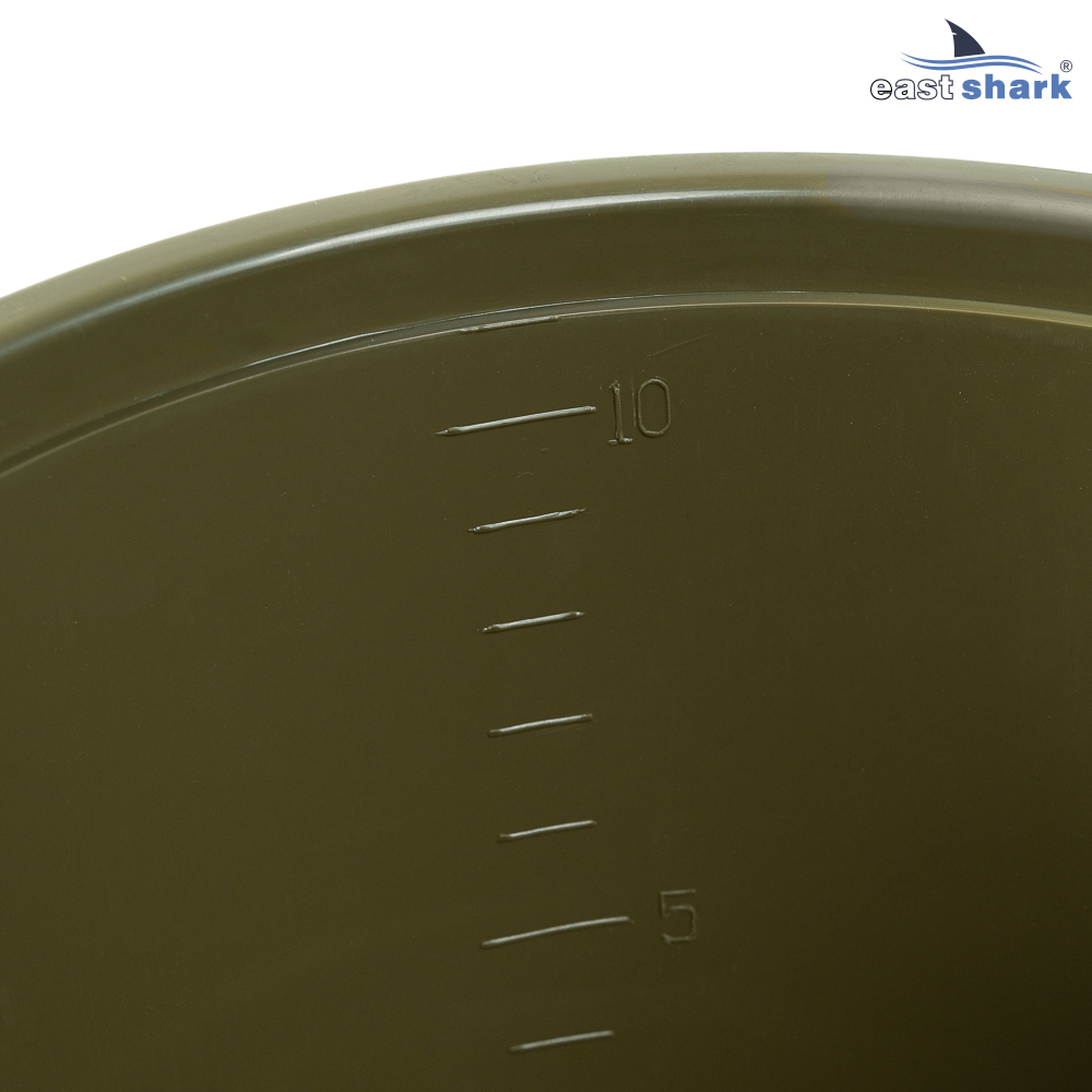 Ведро EastShark для прикормки с крышкой 10L 003S