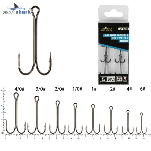 Крючок двойной EastShark Double Hook №4 (уп.6 шт)