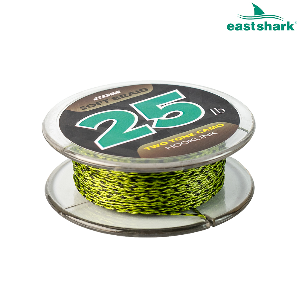 Поводковый материал мягкий TWO TONE CAMO 25 lb 20 m