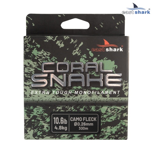 Леска CORAL SNAKE CAMO 300m 0.26mm