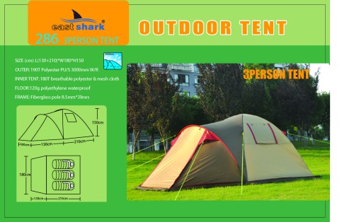 Палатка ES 286 - 3 person tent