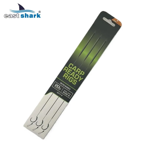 Поводки EastShark уп./3шт. TEFLON Curve №6