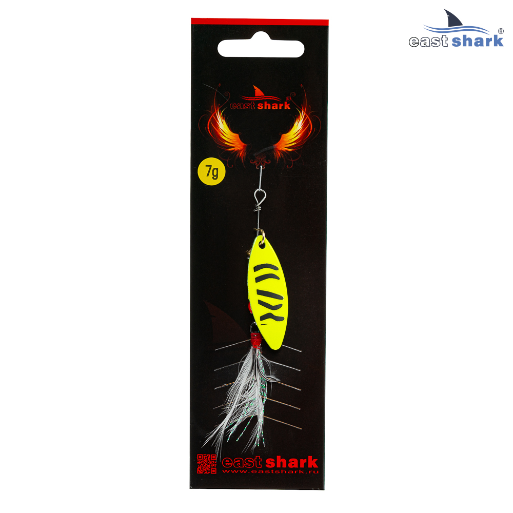 Блесна вращающаяся (уп./5шт.) EastShark Longer размер-2 (7 грамм) col.#670