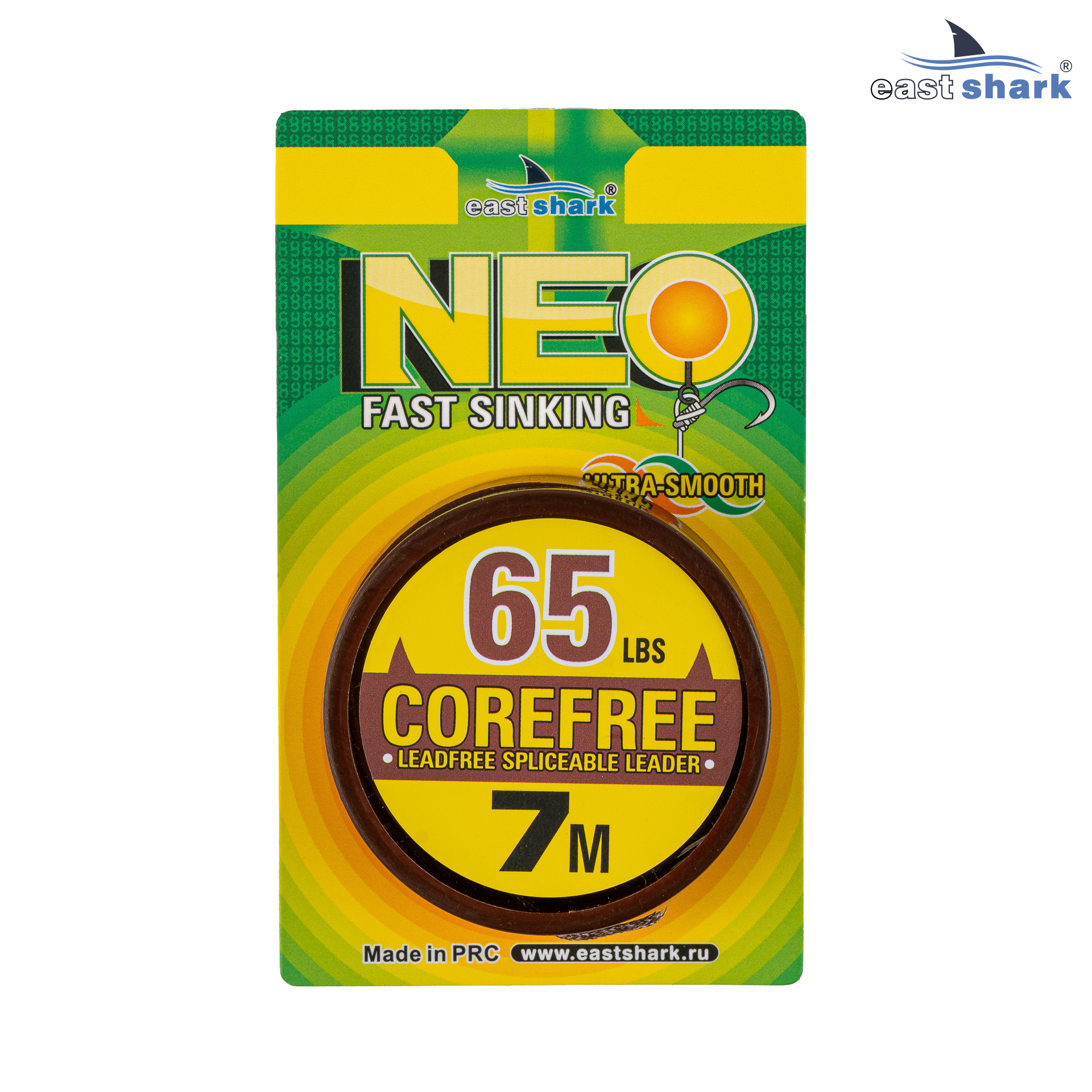 Лидкор без сердечника ES COREFREE BROWN 65 LB 7 м