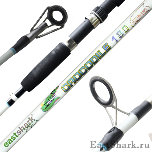 Удилище ES Крокодил белый (100-250 гр) 1,8 м