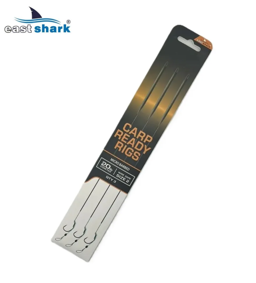 Поводки EastShark уп./3шт. TEFLON Crooked forearm №2