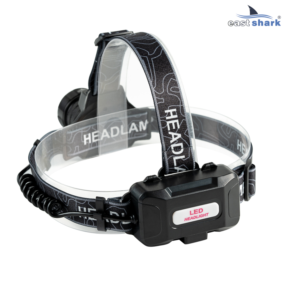 Фонарь налобный EastShark FA-T161 белый/синий свет