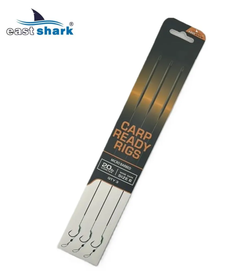 Поводки EastShark уп./3шт. TEFLON Crooked forearm №6