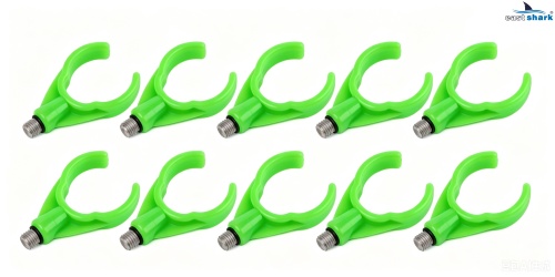 Рогатуля пластиковая "U" зеленая (уп.10шт)
