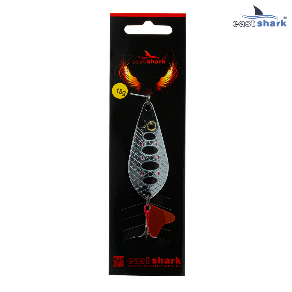 Блесна колеблющаяся (уп./5шт.) EastShark Atomic 18 грамм col.#046
