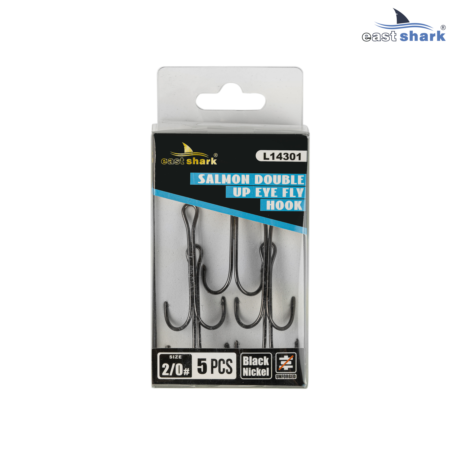 Крючок двойной EastShark Double Hook №2/0 (уп.5 шт)