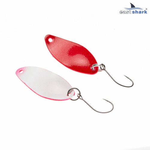 Блесна колеблющаяся EastShark Fine Bite 1,6 г Red (уп. 3 шт) 