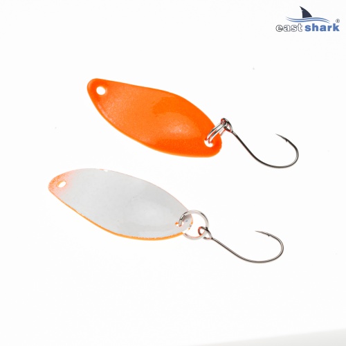 Блесна колеблющаяся EastShark Fine Bite 1,6 г Orange (уп. 3 шт) 