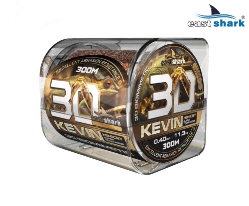 Леска EastShark KEVIN MIMICRY 3D 300м 0,40 мм