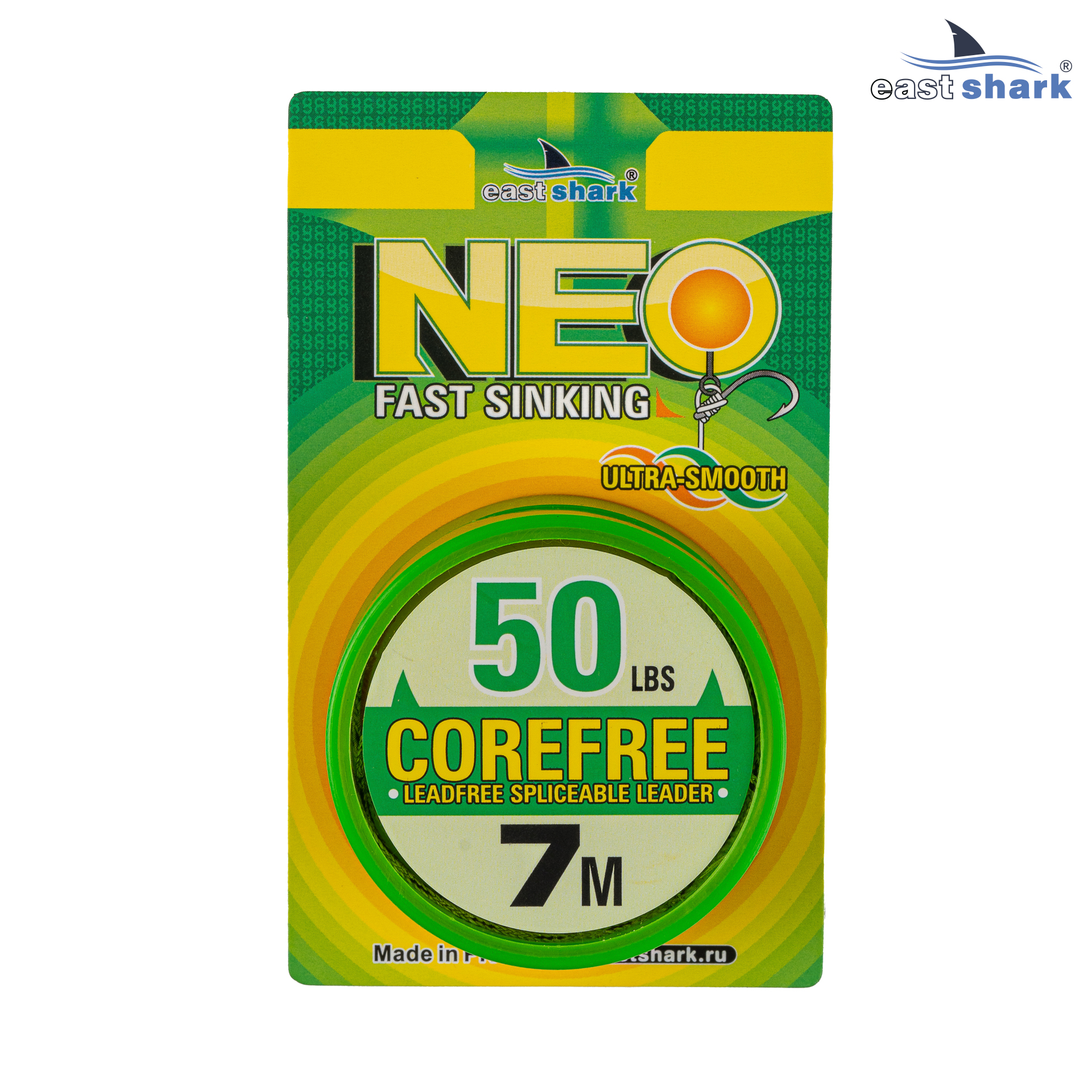 Лидкор без сердечника ES COREFREE GREEN 50 LB 7 м