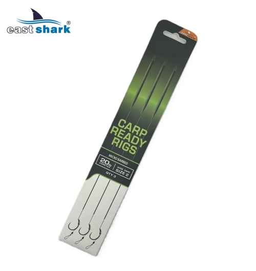 Поводки EastShark уп./3шт. TEFLON Curve №2