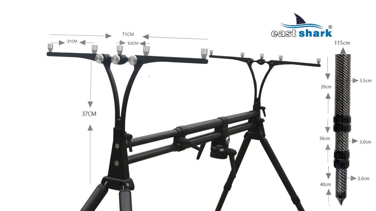 Rod-pod EastShark GP-TRD 4000 CARBON