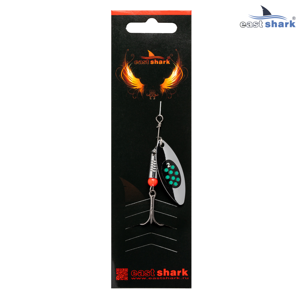 Блесна вращающаяся (уп./5шт.) EastShark Longer размер-2 col.#602